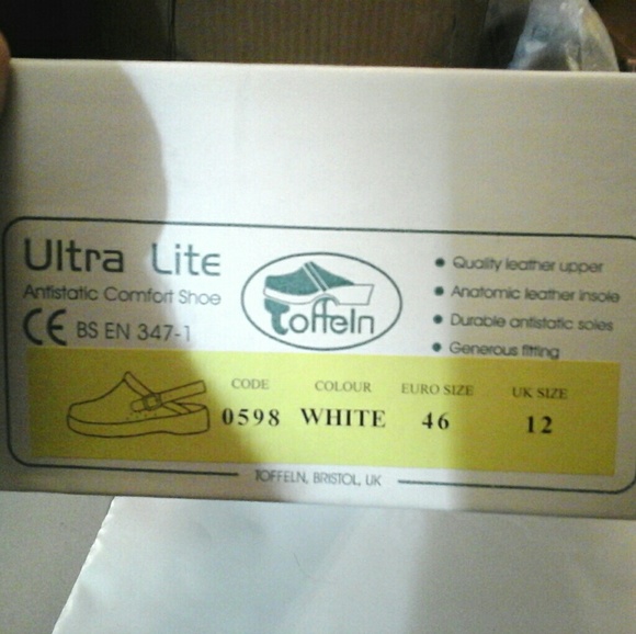 Toffeln white occupational shoes unisex nurse etc - Picture 6 of 6